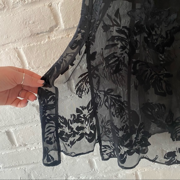 NWT Rag & Bone Lace Midi Slip Dress • The Colette Black Floral Lined Slip Dress - Picture 11 of 11